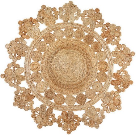 Flower Weave Marigold Rug